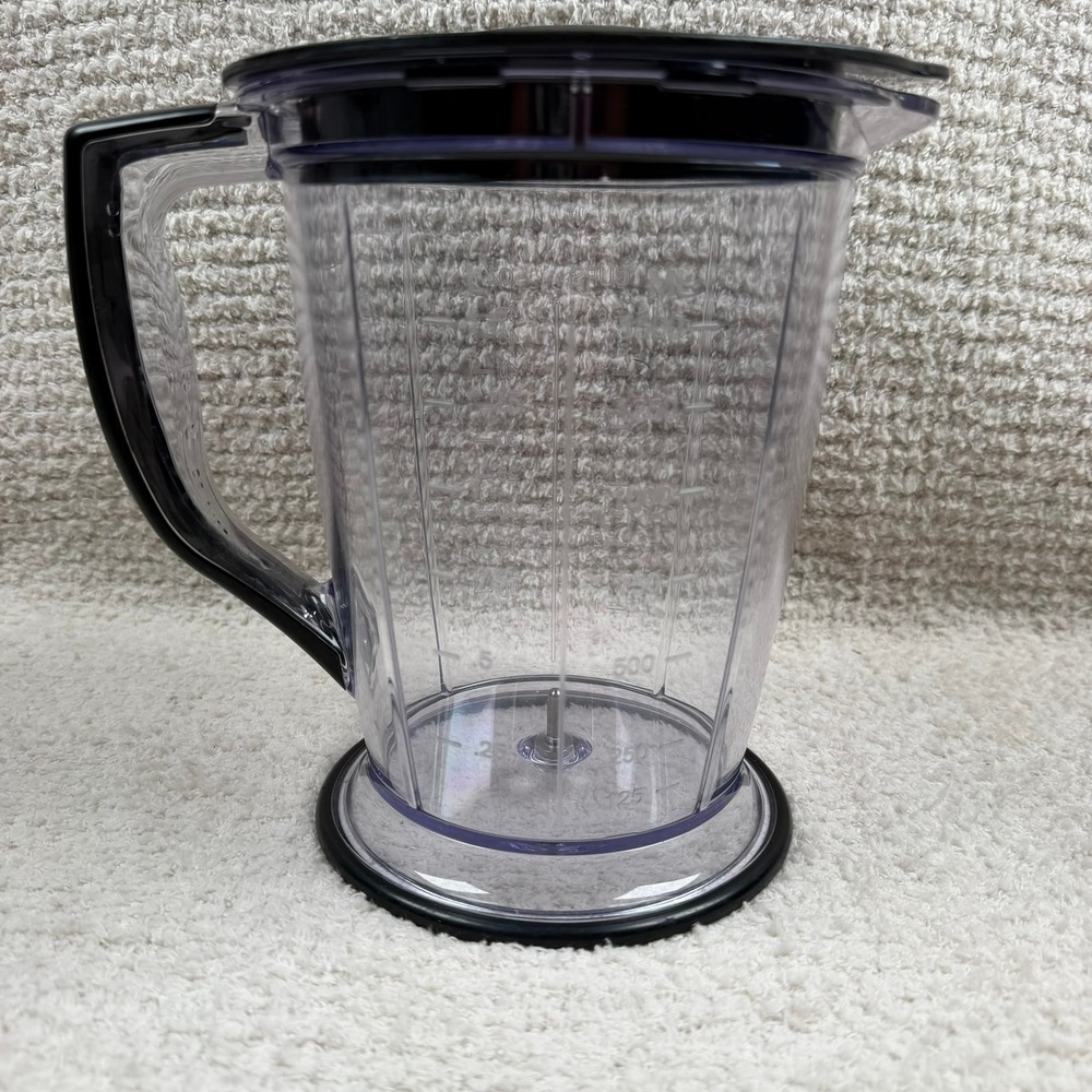 Ninja Master Prep Professional 48oz Replacement Pitcher with Lid Clear Black